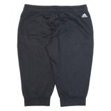 ADIDAS Womens Pedal Pushers Shorts Black Slim XL W36