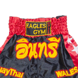 Muay Thai Boxing Mens Sports Shorts Black XS W20