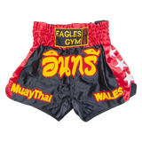 Muay Thai Boxing Mens Sports Shorts Black XS W20