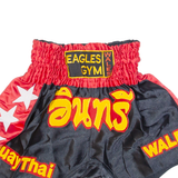 Muay Thai Boxing Mens Sports Shorts Black S W20