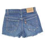LEVI'S Womens Denim Shorts Blue Slim 90s S W28