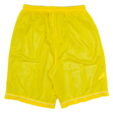 PEAK Reversible Mens Sports Shorts Yellow M W30
