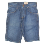 WRANGLER Crank Mens Denim Shorts Blue S W19