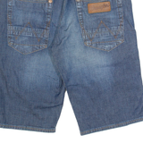 WRANGLER Crank Mens Denim Shorts Blue S W19