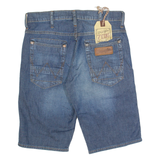 WRANGLER Crank Mens Denim Shorts Blue S W19