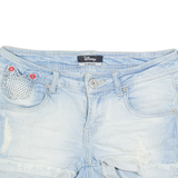 DISNEY Minnie Mouse Womens Denim Shorts Blue XS W27