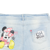 DISNEY Minnie Mouse Womens Denim Shorts Blue XS W27