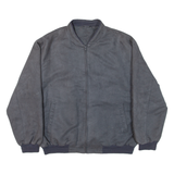 ROSS RIVER Mens Bomber Jacket Grey XL