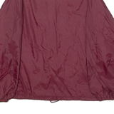 South Louisville Shops Safety Award Mens Coach Jacket Maroon Nylon 80s USA XL