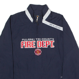 X-GRAIN Pulaski Tri-County Fire Dept. Mens Pullover Jacket Blue USA M