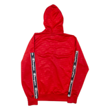 CHAMPION Mens Track Jacket Red Hooded S