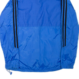 ADIDAS Lightweight Womens Track Jacket Blue UK 14