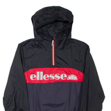 ELLESSE Womens Anorak Jacket Black Hooded M