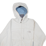 THE NORTH FACE Womens Fleece Jacket White Hooded XS