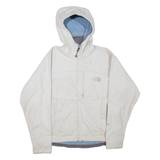 THE NORTH FACE Womens Fleece Jacket White Hooded XS