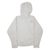 THE NORTH FACE Womens Fleece Jacket White Hooded XS