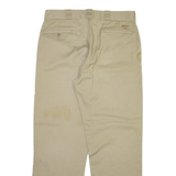 DICKIES Mens Trousers Beige Regular Straight W34 L31