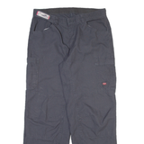 RED KAP Mens Trousers Grey Relaxed Straight W36 L32