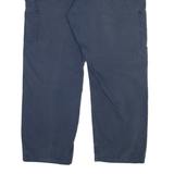 CARHARTT Carpenter Mens Trousers Blue Relaxed Straight W38 L30