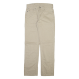 LEVI'S 514 Mens Trousers Beige Slim Straight W29 L32