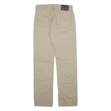 LEVI'S 514 Mens Trousers Beige Slim Straight W29 L32