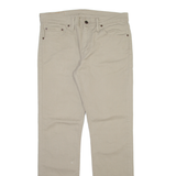 LEVI'S 511 Mens Trousers Beige Slim Straight W31 L32