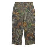 RUSSELL OUTDOORS Cargo Forest Camo Mens Trousers Beige Relaxed Straight W35 L31