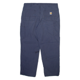CARHARTT Mens Trousers Blue Relaxed Straight W38 L30