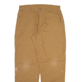 CARHARTT Mens Trousers Beige Relaxed Straight W34 L32