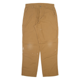 CARHARTT Mens Trousers Beige Relaxed Straight W34 L32