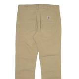CARHARTT Mens Trousers Beige Regular Straight W33 L30