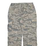 TRU SPEC Camo Cargo Mens Trousers Green Relaxed Straight W26 L25