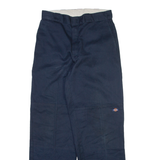DICKIES Mens Trousers Black Regular Straight W32 L34