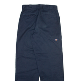 DICKIES Mens Trousers Black Regular Straight W32 L34