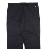 DICKIES Mens Trousers Black Relaxed Straight W44 L32