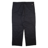 DICKIES Mens Trousers Black Relaxed Straight W44 L32