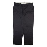 DICKIES 874 Workwear Mens Trousers Black Regular Straight W44 L32