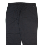 DICKIES Mens Trousers Black Relaxed Straight W42 L30