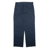 DICKIES Cargo Mens Trousers Blue Regular Straight W32 L32