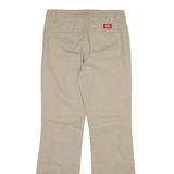 DICKIES Womens Trousers Beige Regular Bootcut W28 L32