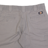 DICKIES Mens Workwear Shorts Grey Relaxed M W34