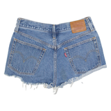 LEVI'S 501 BIG E Womens Denim Shorts Blue S W26