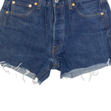LEVI'S 501 Cut Off Womens Denim Shorts Blue M W31