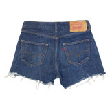 LEVI'S 501 Cut Off Womens Denim Shorts Blue M W31