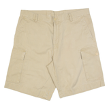 NAUTICA Clipper Mens Cargo Shorts Beige Relaxed L W36