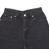 LEVI'S Womens Denim Shorts Black S W28