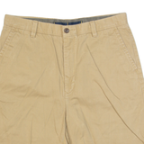 NAUTICA Clipper Mens Chino Shorts Brown M W33