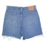 LEVI'S 469 Womens Denim Shorts Blue L W36