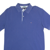 TOMMY HILFIGER Mens Polo Shirt Blue L