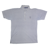 NAUTICA Mens Polo Shirt Blue Houndstooth M